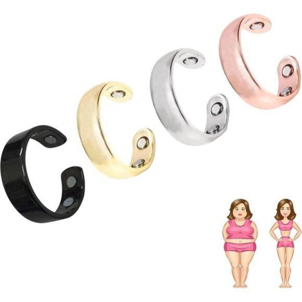 Vayro Wellness Ring Stainless Steel gold silver rose gold black medium